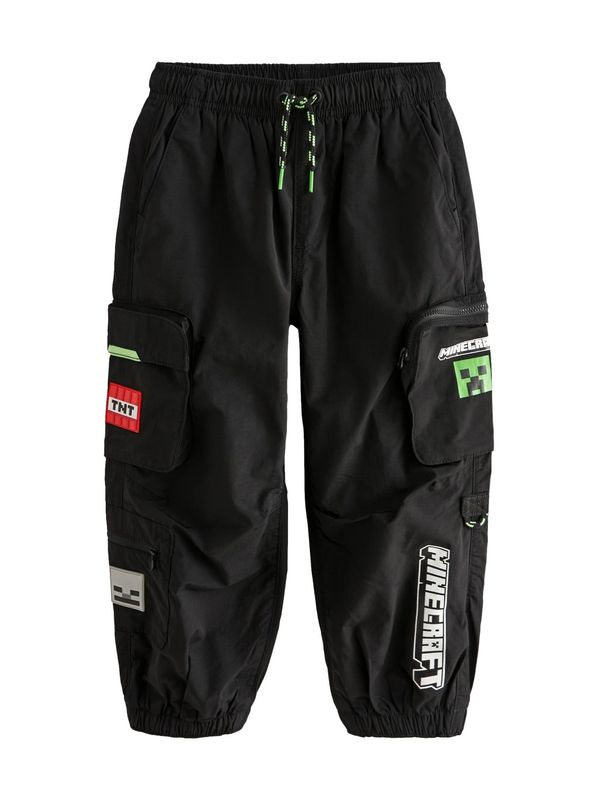 Next Next Hlače 'Minecraft'  zelena / crna / bijela