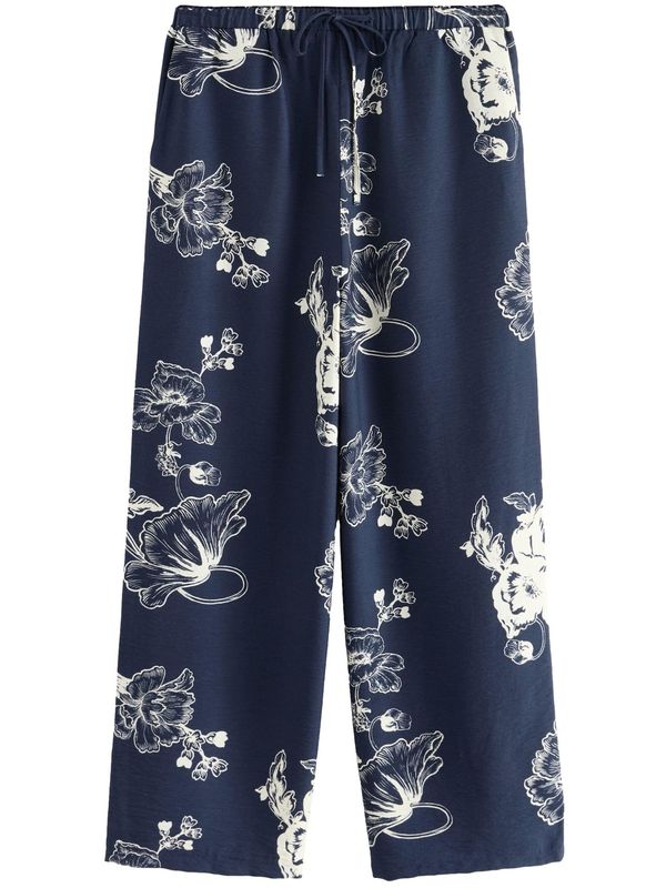 Next Next Hlače  mornarsko plava / prljavo bijela