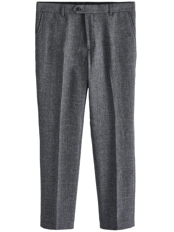 Next Next Hlače na crtu  siva melange