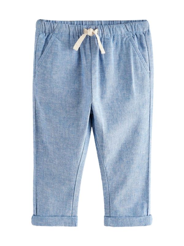 Next Next Hlače  plava melange