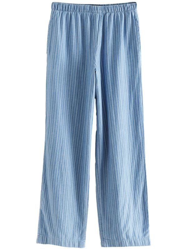 Next Next Hlače  plavi traper / bijela