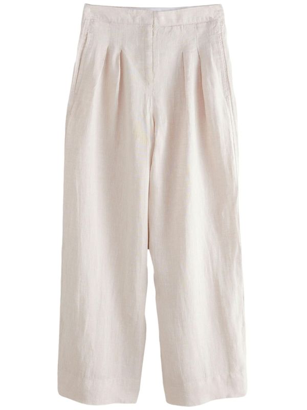 Next Next Hlače s naborima  bež