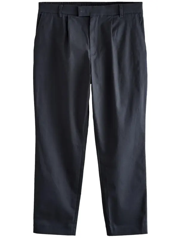 Next Next Hlače s naborima  mornarsko plava