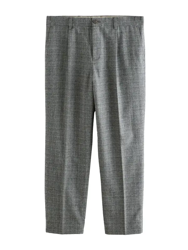 Next Next Hlače s naborima  siva