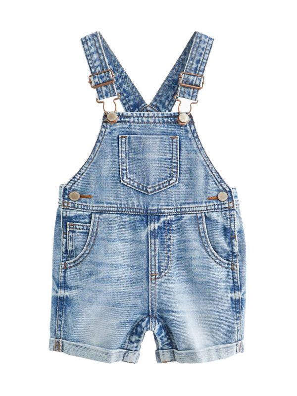 Next Next Hlače s tregerima  plavi traper