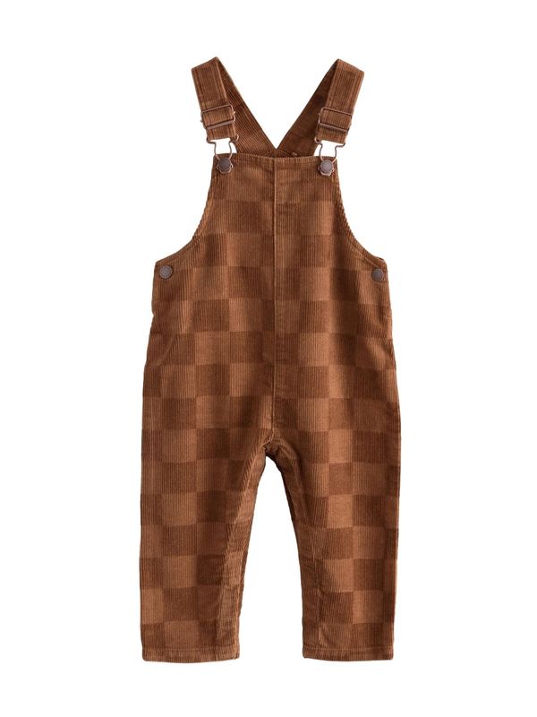 Next Next Hlače s tregerima  smeđa