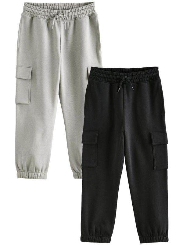 Next Next Hlače  siva / crna