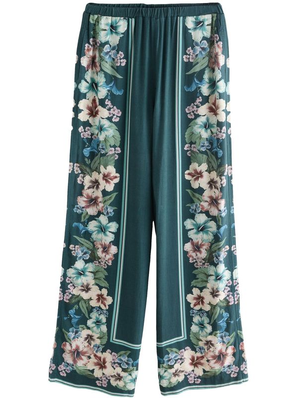 Next Next Hlače  smaragdno zelena