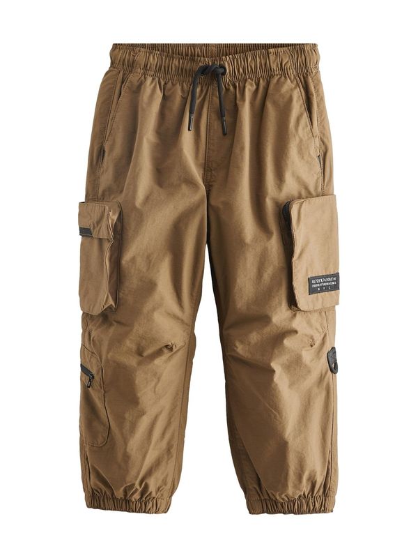 Next Next Hlače  smeđa / crna / bijela