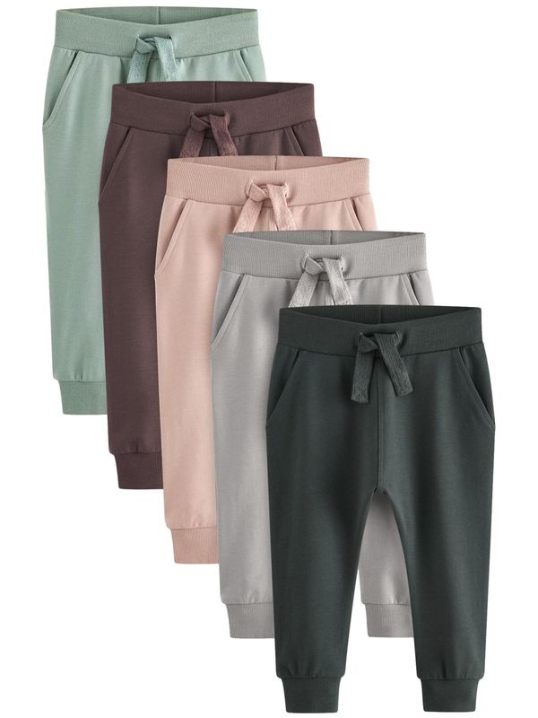 Next Next Hlače  smeđa / siva / menta / crna