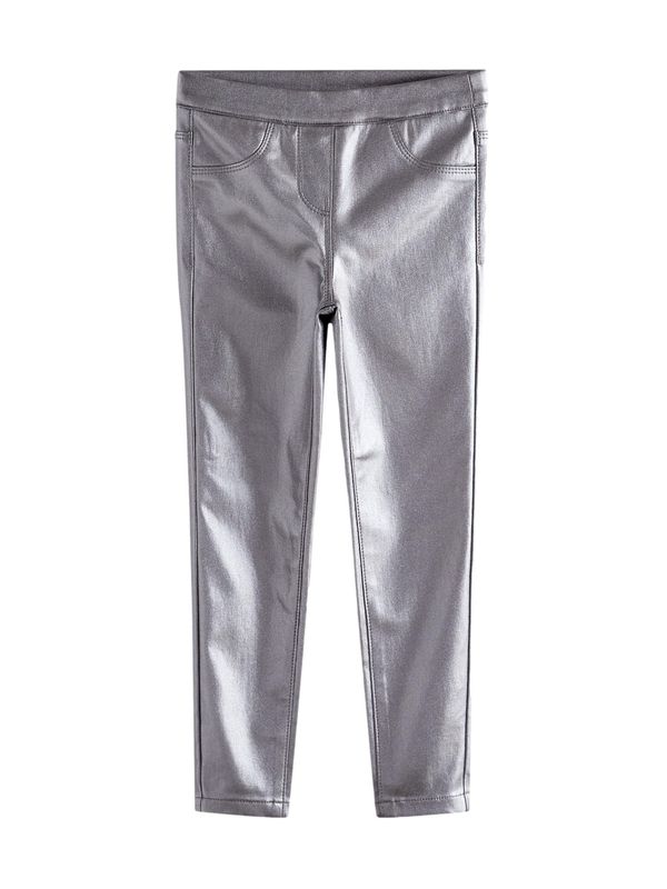 Next Next Hlače  srebrno siva