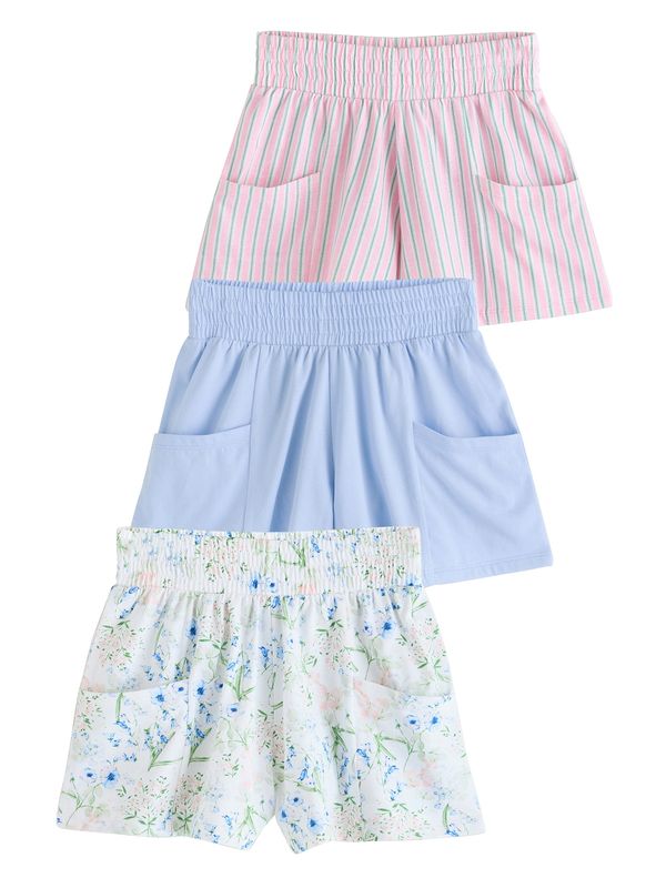 Next Next Hlače  svijetloplava / maslinasta / roza / prljavo bijela