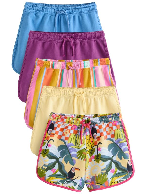 Next Next Hlače  svijetloplava / svijetložuta / tamno ljubičasta / ružičasta