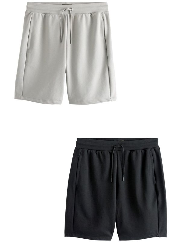 Next Next Hlače  svijetlosiva / crna