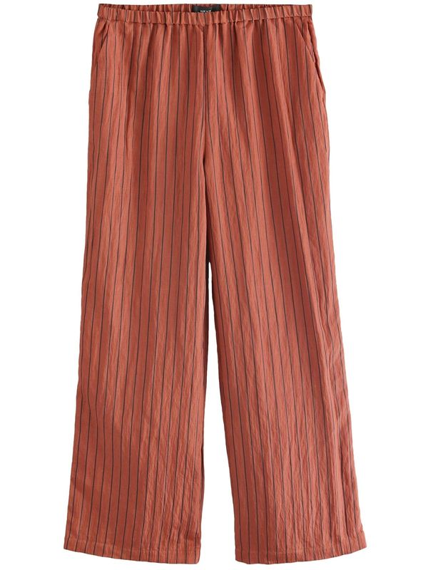 Next Next Hlače  tamno narančasta / crna