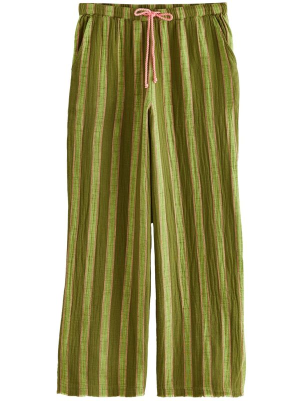 Next Next Hlače  zelena / kraljevski zelena / roza