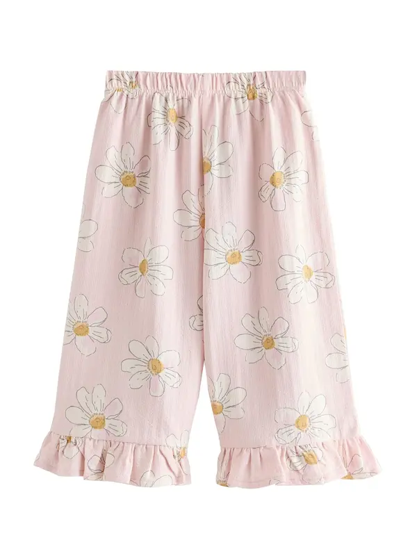 Next Next Hlače  žuta / rosé / prljavo bijela