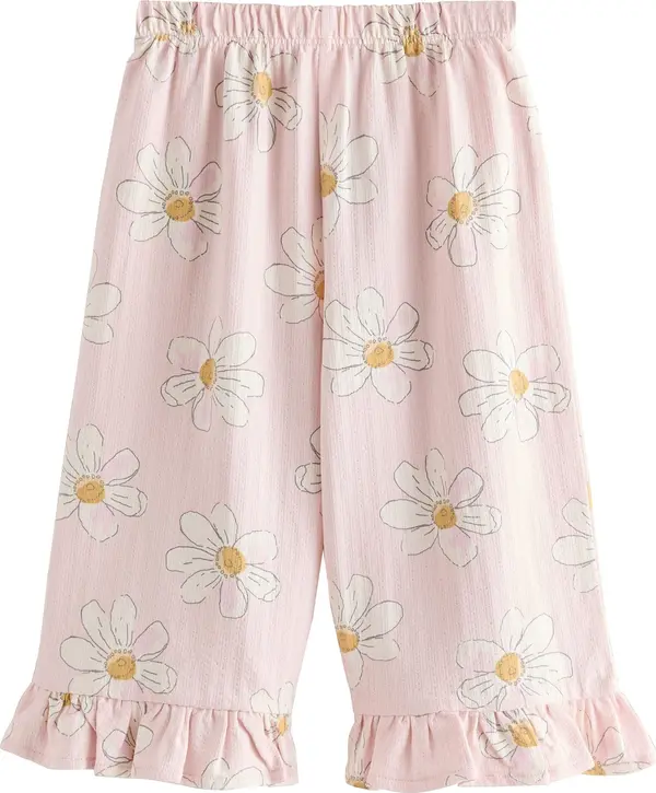 Next Next Hlače  žuta / rosé / prljavo bijela