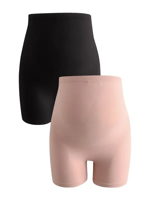 Next Next Hlačice za oblikovanje  nude / crna