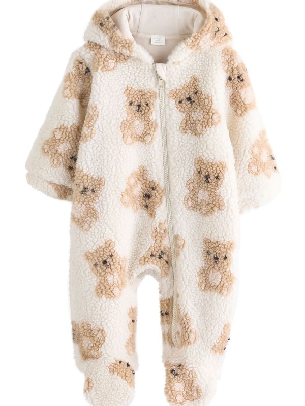 Next Next Jednodijelni komplet  ecru/prljavo bijela / smeđa / crna