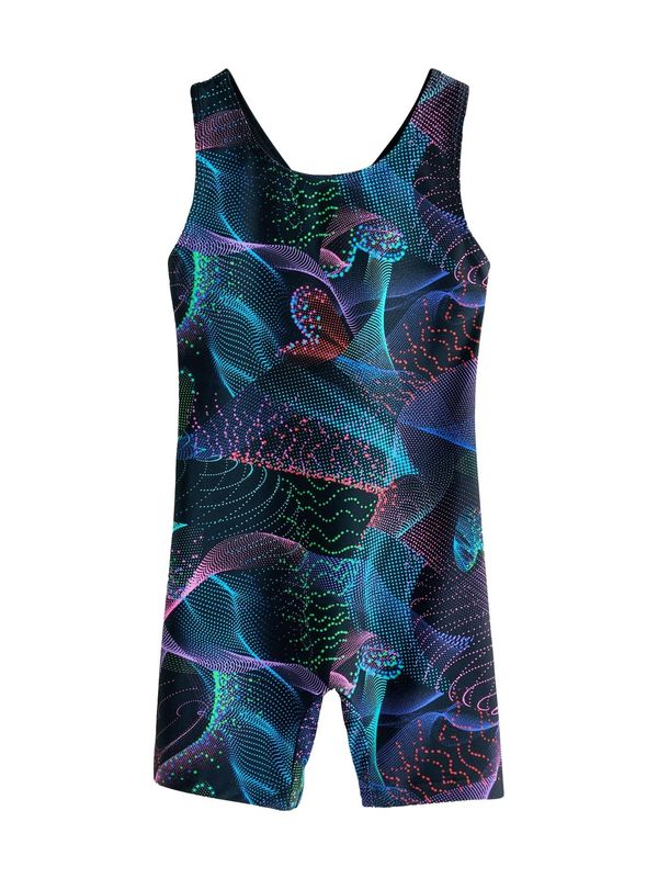 Next Next Jednodijelni kupaći kostim  azur / zelena / ljubičasta / crna