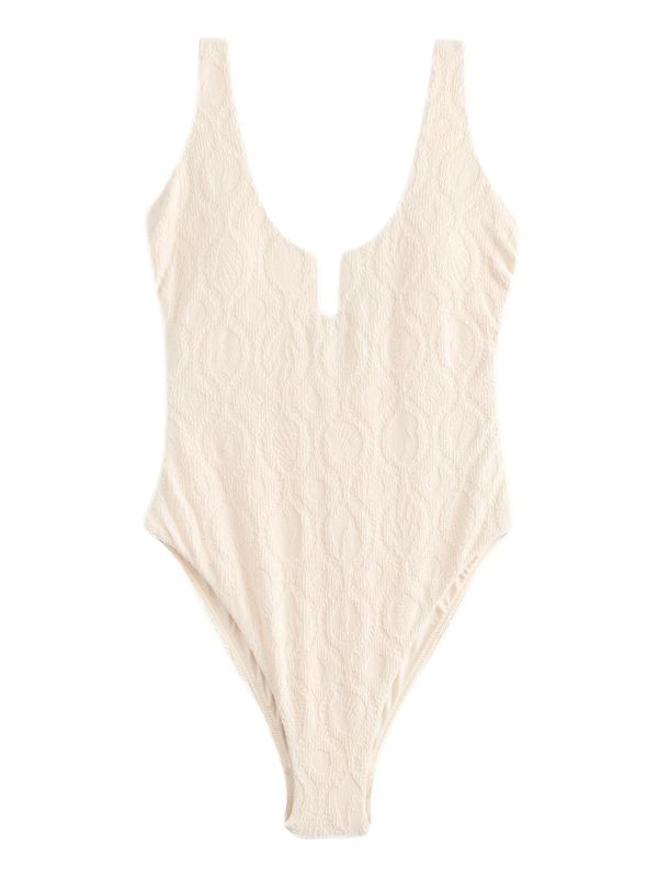 Next Next Jednodijelni kupaći kostim  bež