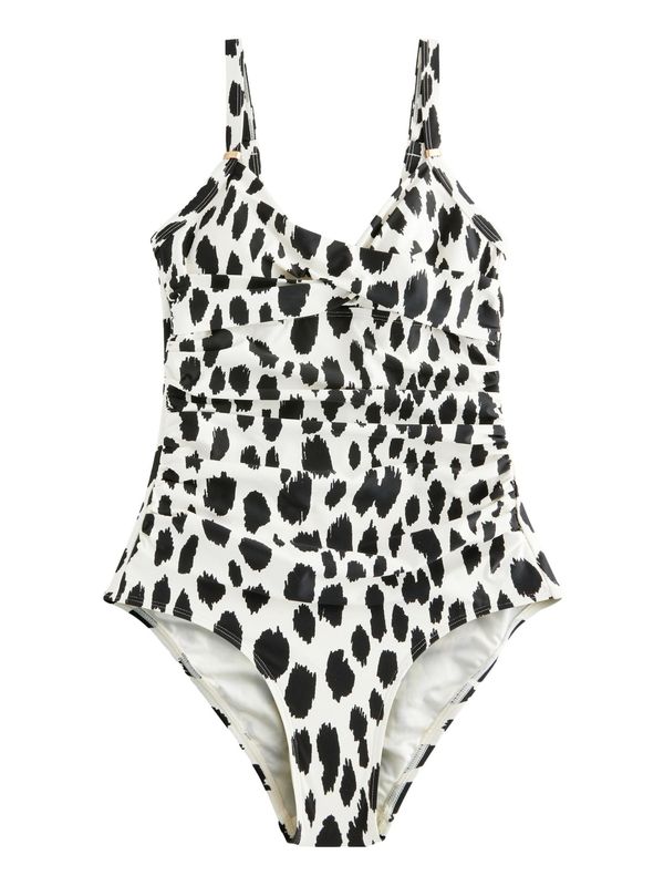 Next Next Jednodijelni kupaći kostim  boja pijeska / crna