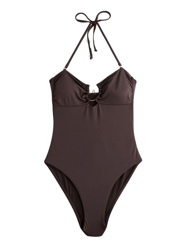 Next Next Jednodijelni kupaći kostim  čokolada