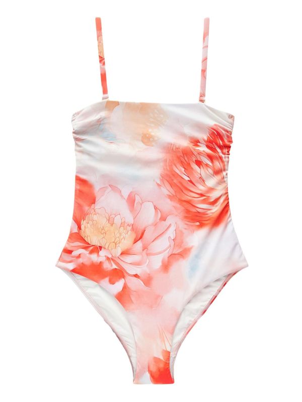 Next Next Jednodijelni kupaći kostim  crvena / bijela