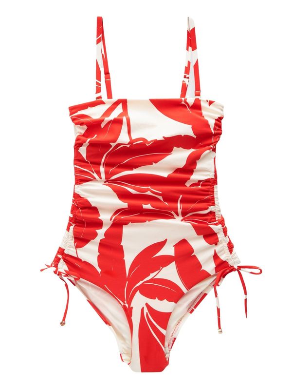 Next Next Jednodijelni kupaći kostim  crvena / bijela