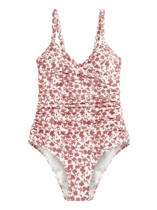 Next Next Jednodijelni kupaći kostim  magenta / bijela