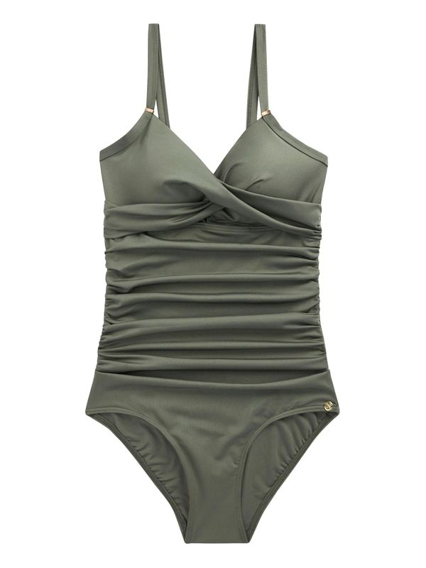 Next Next Jednodijelni kupaći kostim  maslinasta