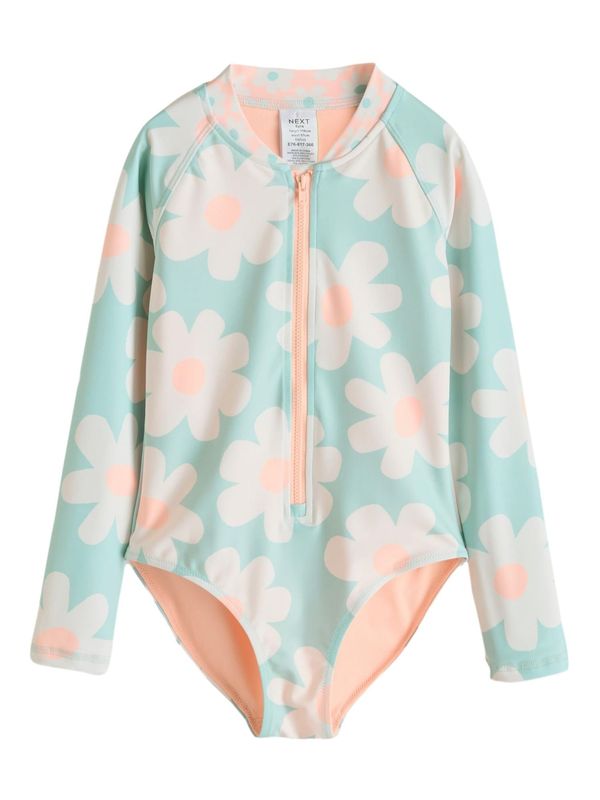 Next Next Jednodijelni kupaći kostim  menta / pastelno narančasta / bijela