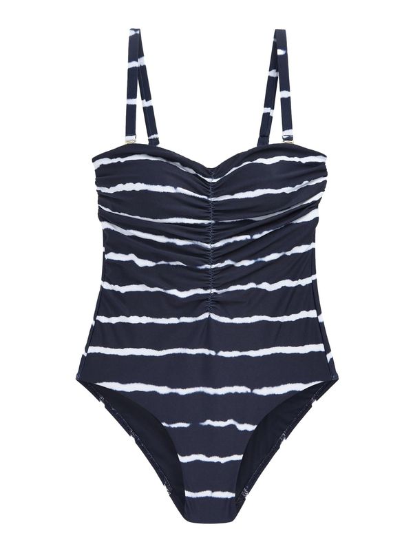 Next Next Jednodijelni kupaći kostim  mornarsko plava / bijela