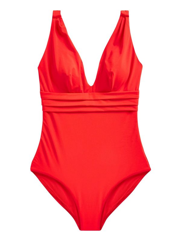 Next Next Jednodijelni kupaći kostim  neonsko crvena