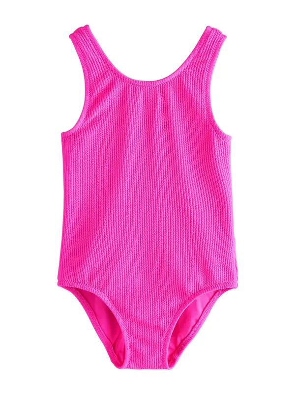 Next Next Jednodijelni kupaći kostim  neonsko roza