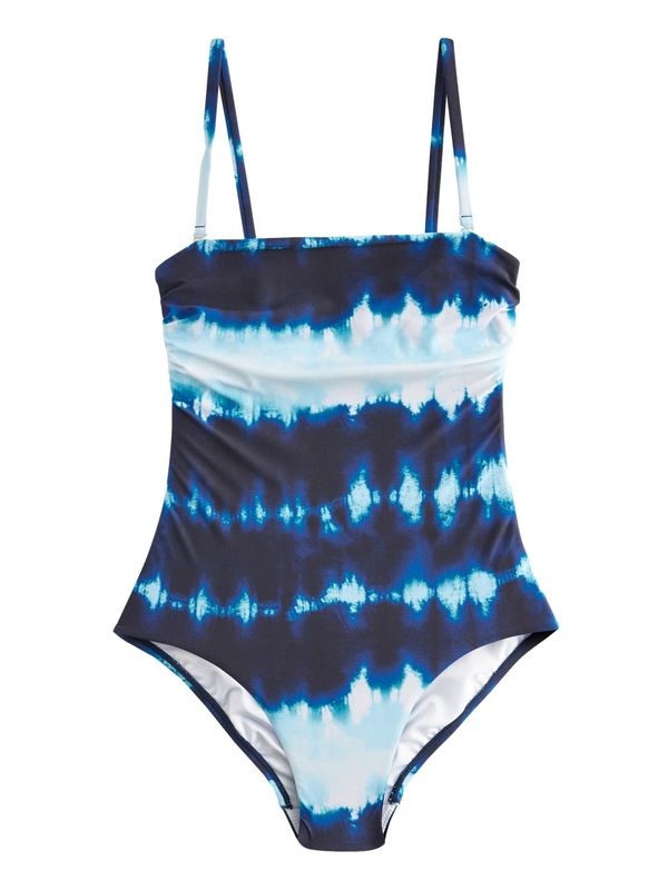 Next Next Jednodijelni kupaći kostim  plava / bijela