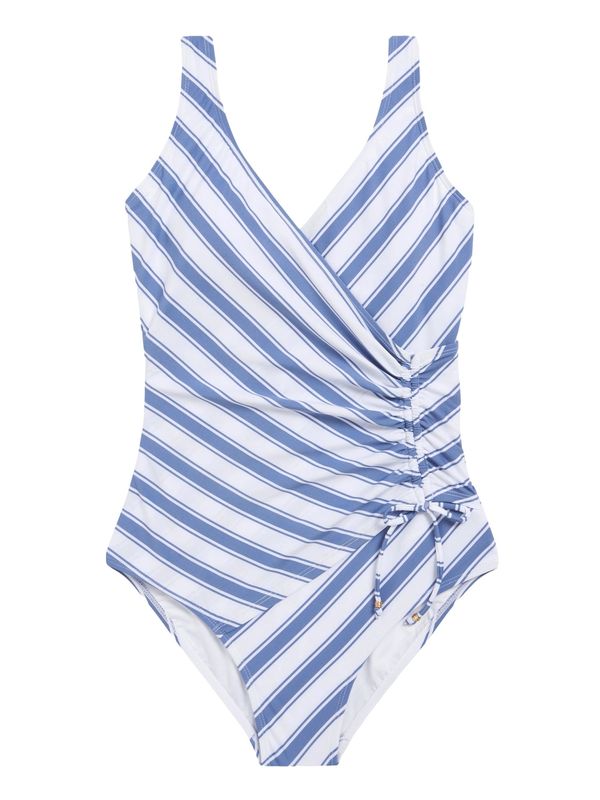 Next Next Jednodijelni kupaći kostim  plava / bijela