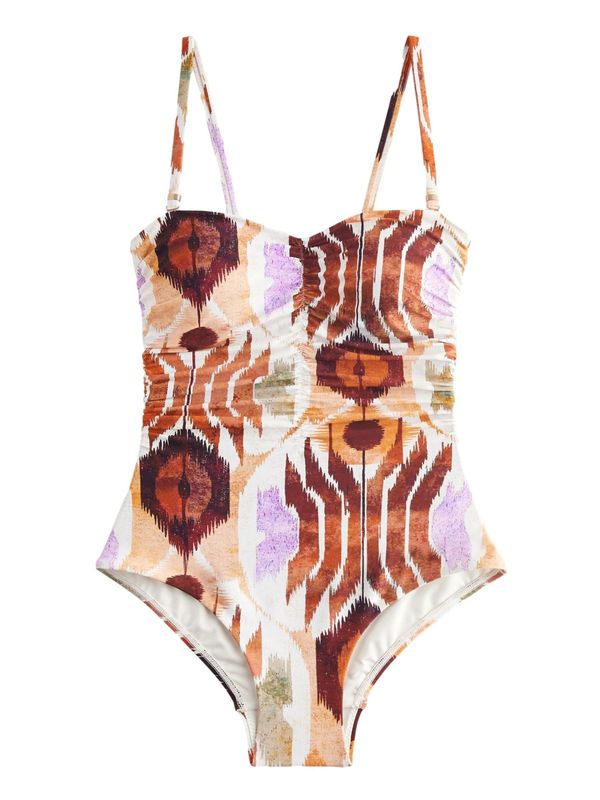 Next Next Jednodijelni kupaći kostim  smeđa / miks boja