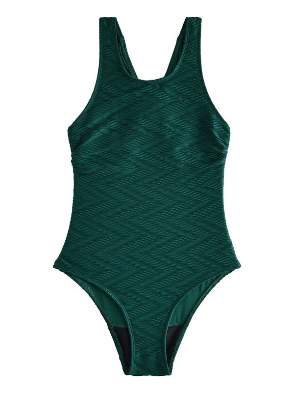 Next Next Jednodijelni kupaći kostim  tamno zelena