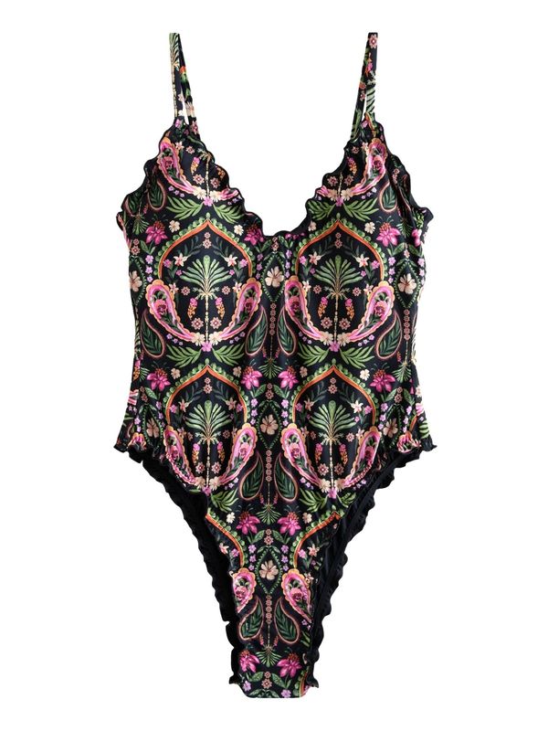 Next Next Jednodijelni kupaći kostim  zelena / narančasta / roza / crna