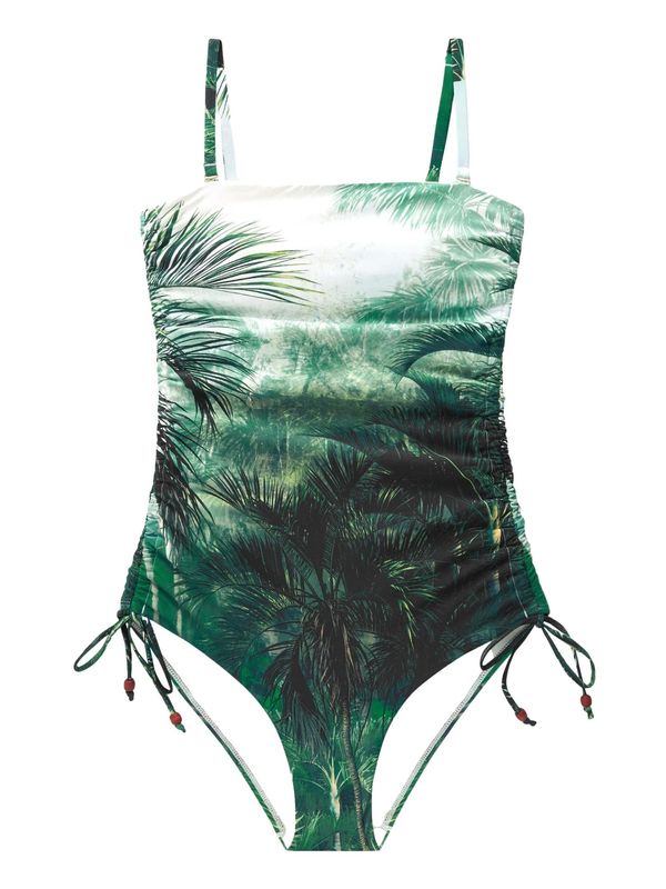 Next Next Jednodijelni kupaći kostim  zelena