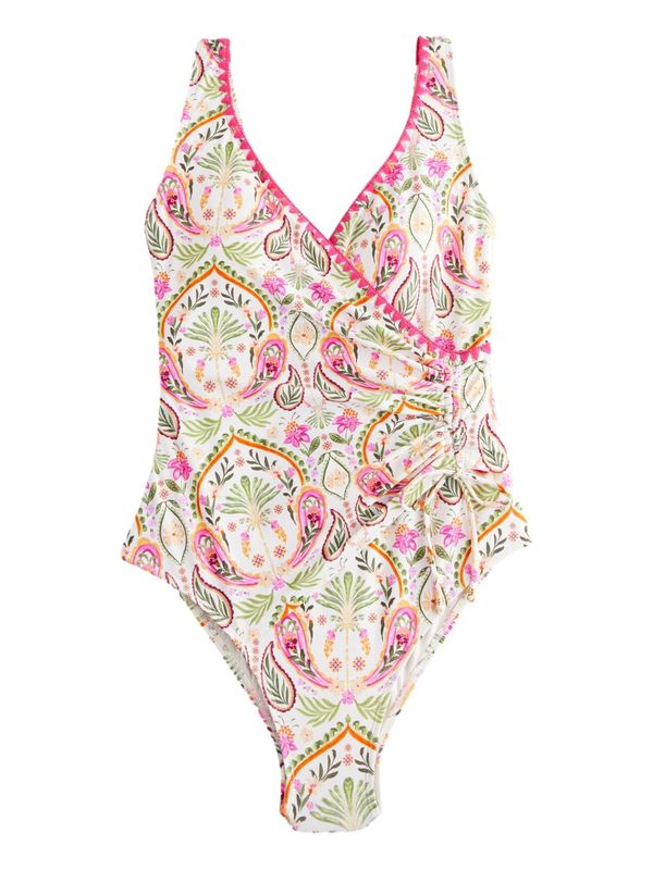 Next Next Jednodijelni kupaći kostim  zelena / roza / bijela