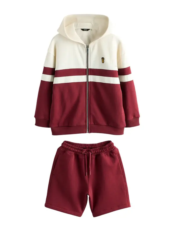 Next Next Jogging komplet  ecru/prljavo bijela / burgund
