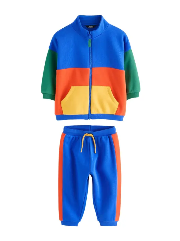 Next Next Jogging komplet  kraljevsko plava / žuta / zelena / narančasta