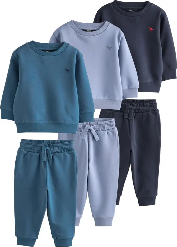 Next Next Jogging komplet  morsko plava / cijan plava / golublje plava