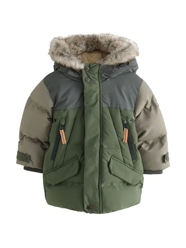 Next Next Kaput  taupe siva / tamo siva / zelena