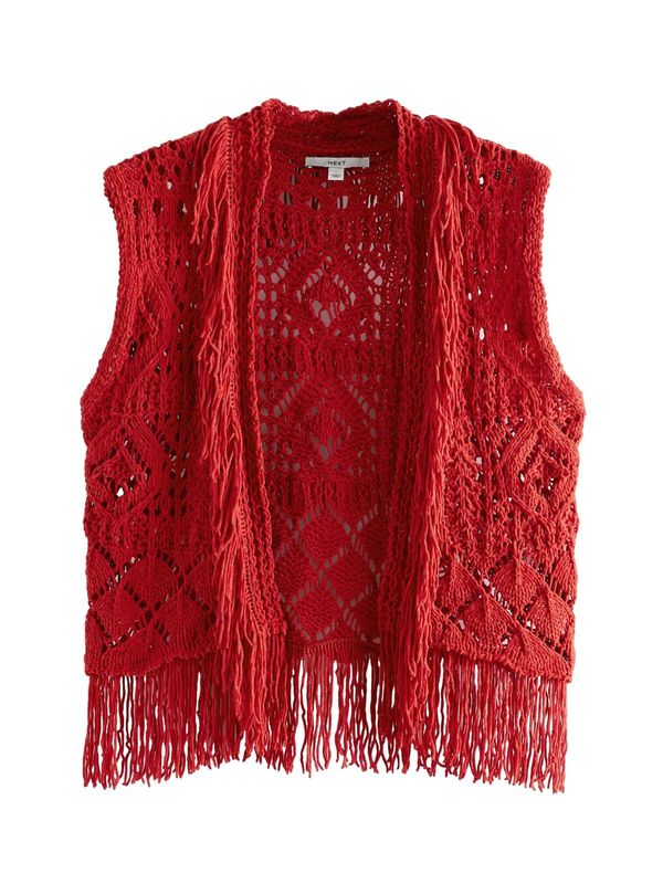 Next Next Kardigan bez rukava  crvena