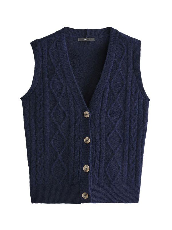 Next Next Kardigan bez rukava  plava