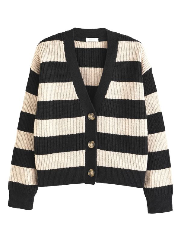 Next Next Kardigan  boja pijeska / crna